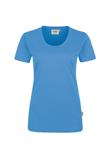 Women-T-Shirt Classic, MALIBU-BLUE (100% BW/ 160 g/m²)
