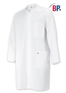 BP® Mantel für Sie&Ihn, 65% Polyester / 35% Baumwolle, ca. 215g/m², weiß