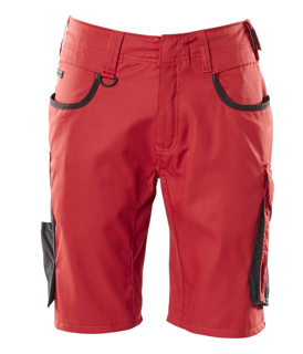 MASCOT® Unique Shorts, geringes Gewicht, Farbe: rot/schwarz