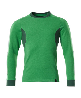 MASCOT® Accelerate Sweatshirt, moderne Passform grasgrün/grün