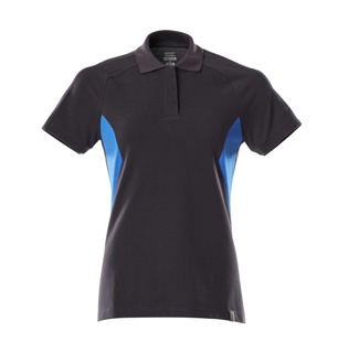 MASCOT® Accelerate Polo-shirt schwarzblau/azurblau